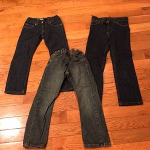 Lot of 3 boys jeans